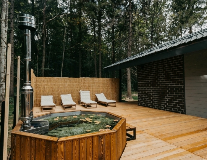 Коттедж с баней - Парк-отель Lesnoy / Лесной